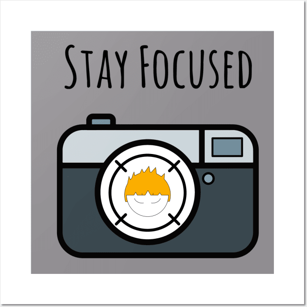 Stay Focused Boy Concentration Span Management Wall Art by Wesolution Studios